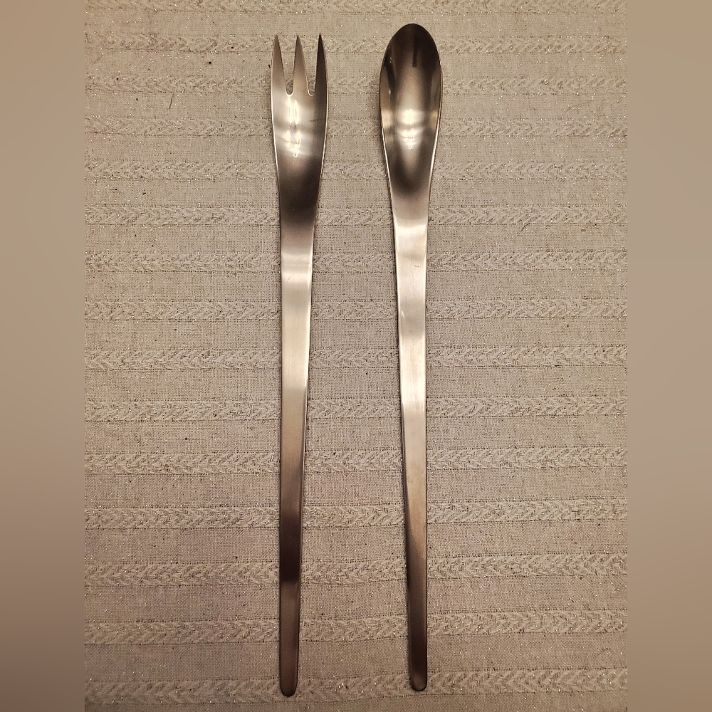 Georg Jensen Sainless Steel Salad Serving Set